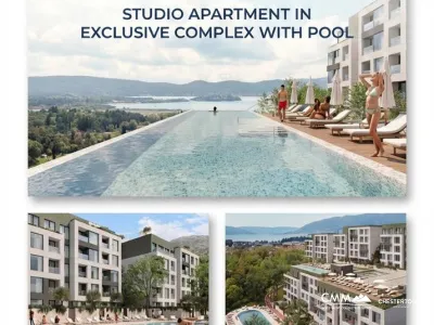 Modern Apartments with Green Views Near Tivat